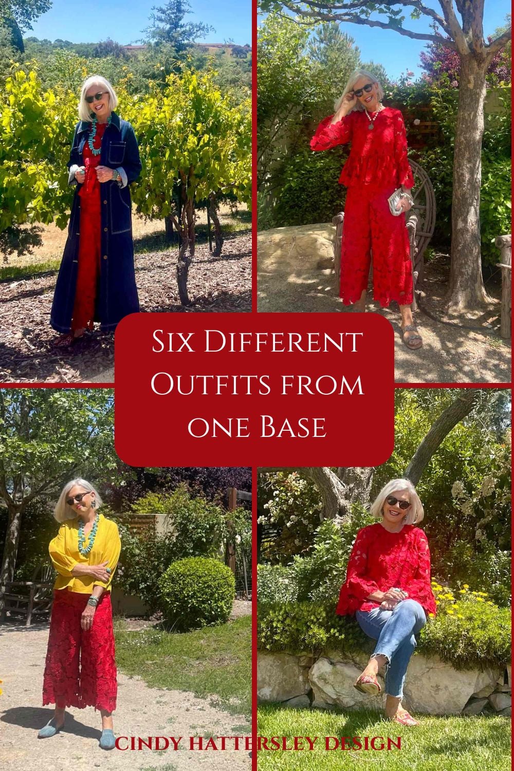 How to Style Six Different Outfits from one Base