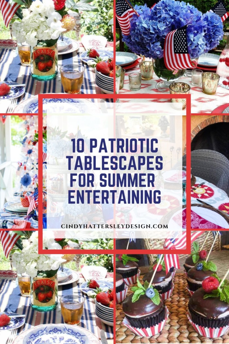 Ten Patriotic Tablescapes for Summer Entertaining