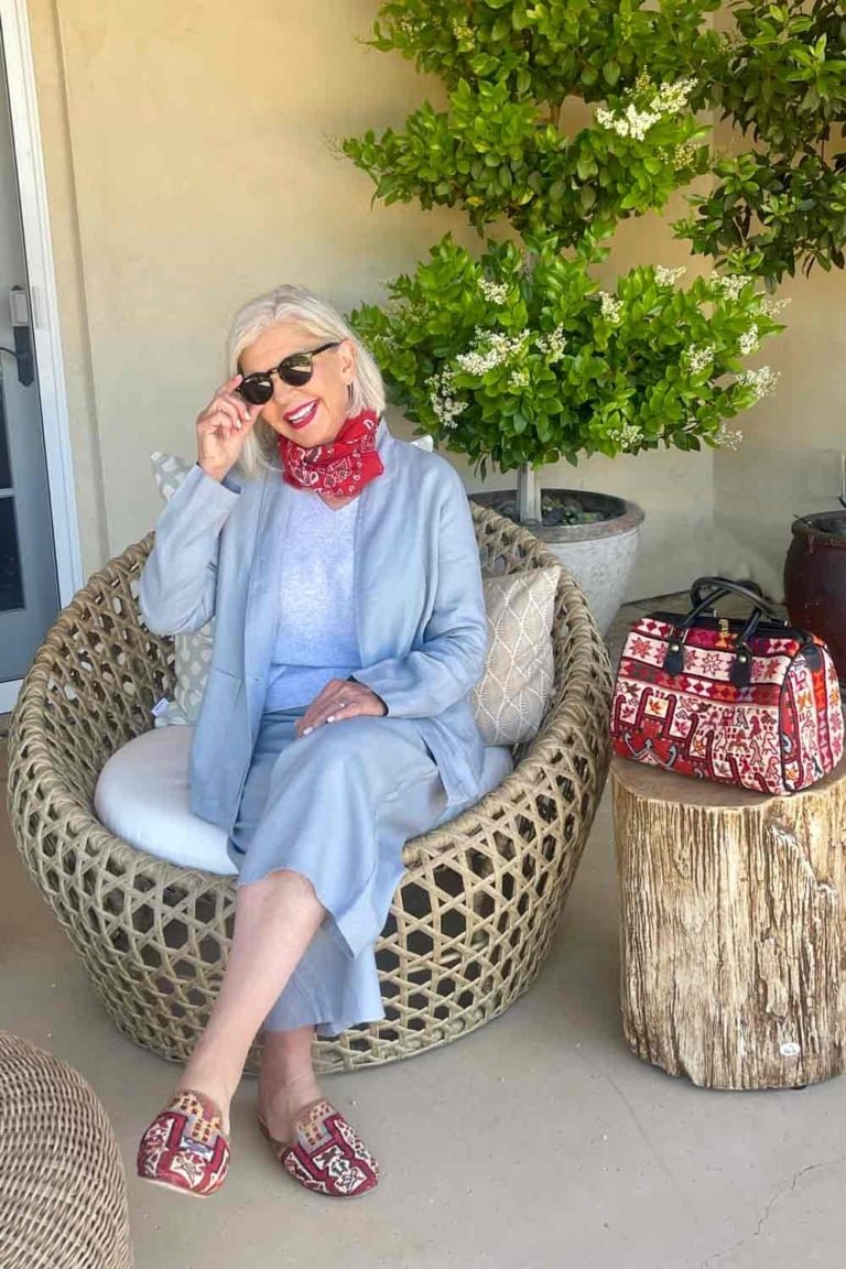 cindy hattersley in eileen fisher separates