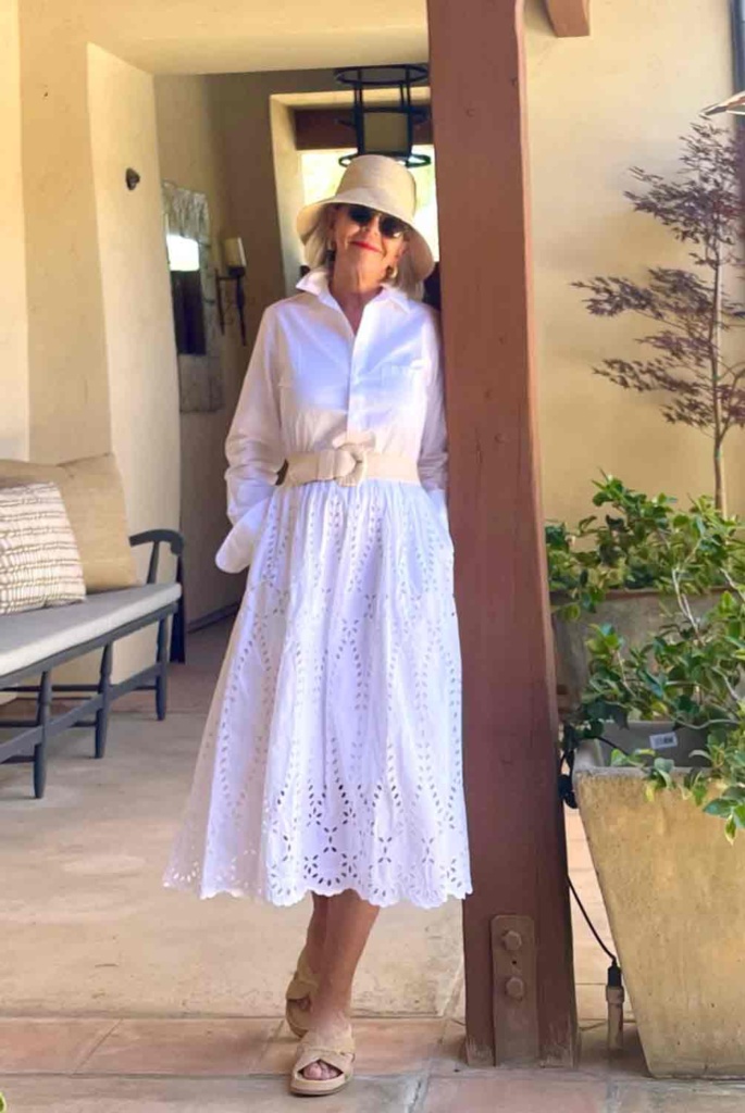 Frank and Eileen Eyelet Dress