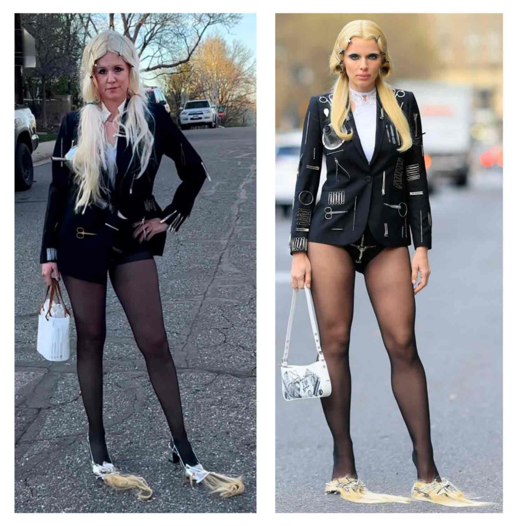 Peaches 'n Diesel in micro shorts