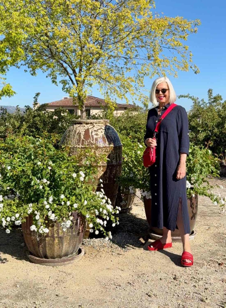 J Jill Cotton Gauze Dress