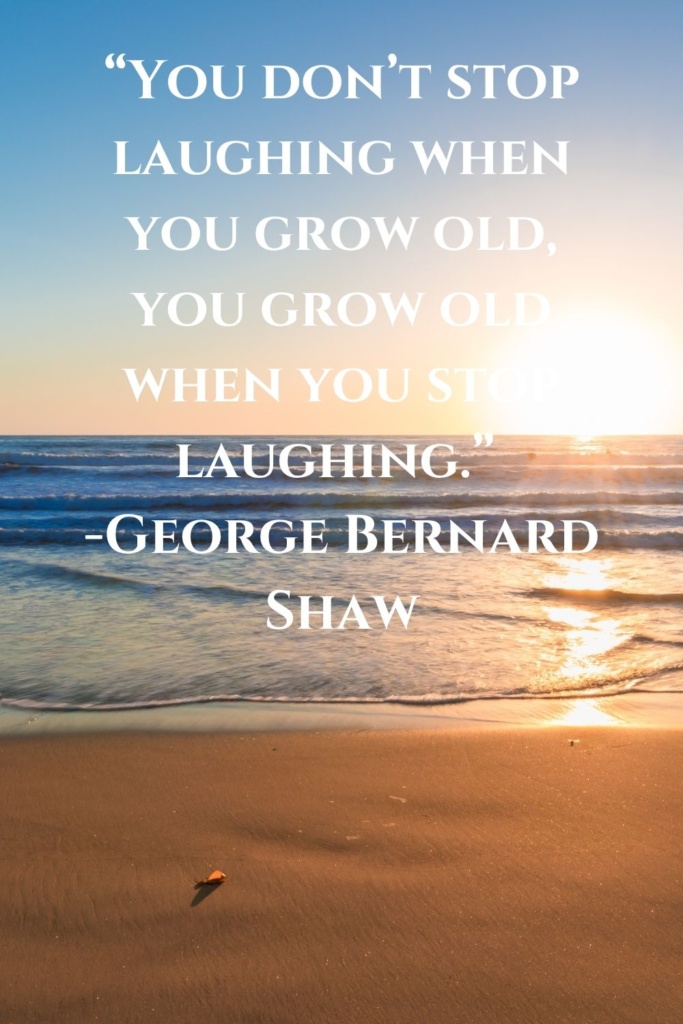 George Bernard Shaw quote on aging