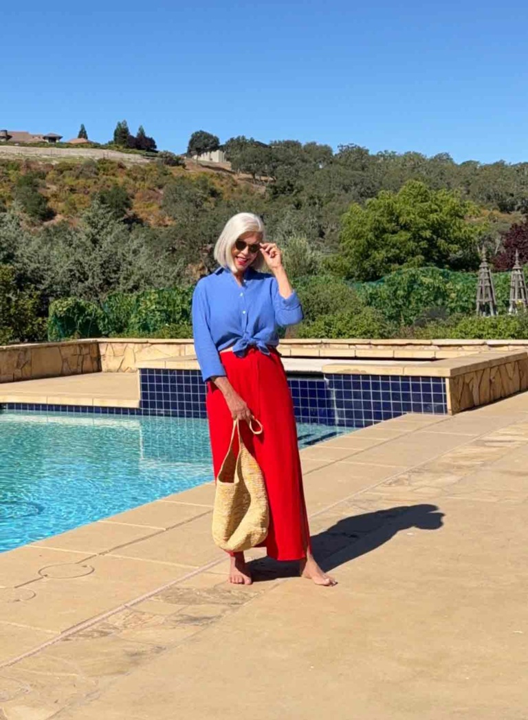 Gap Outlet cotton blend skirt J McCloughlin Linen Shirt