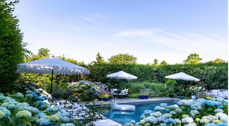 Hamptons Garden featured in Homes and Gardens