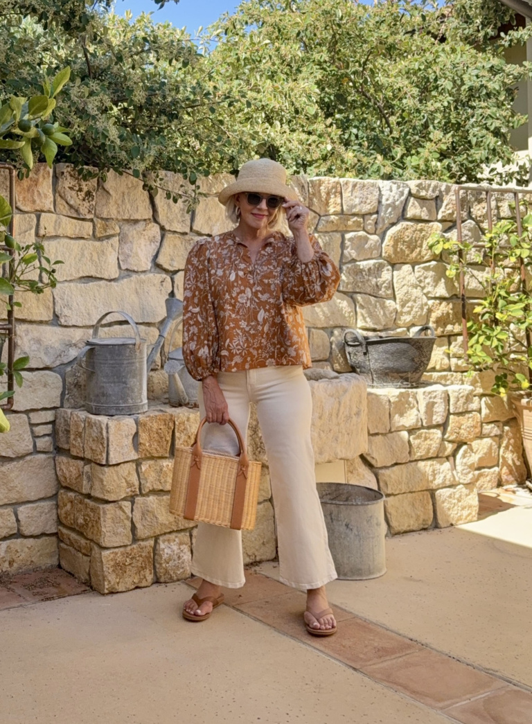 Tuckernuck shirt and Kut Jeans