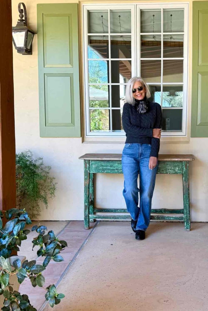 Ayr Jeans & Quince Cashmere Sweater