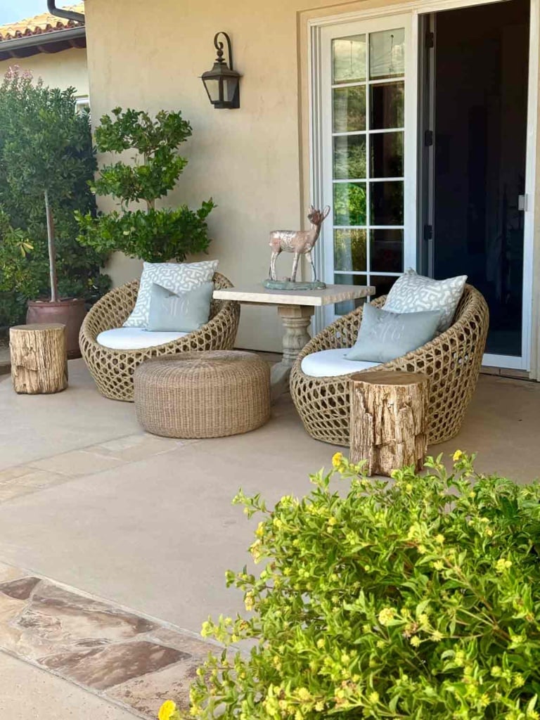 Primary Suite Patio Seating