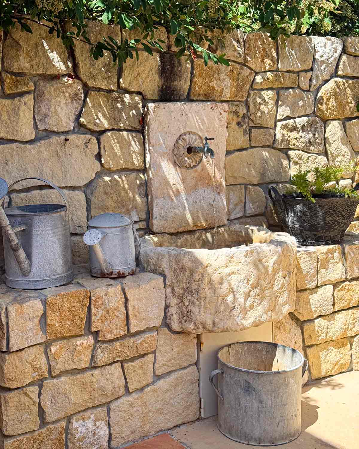 courtyard fountain