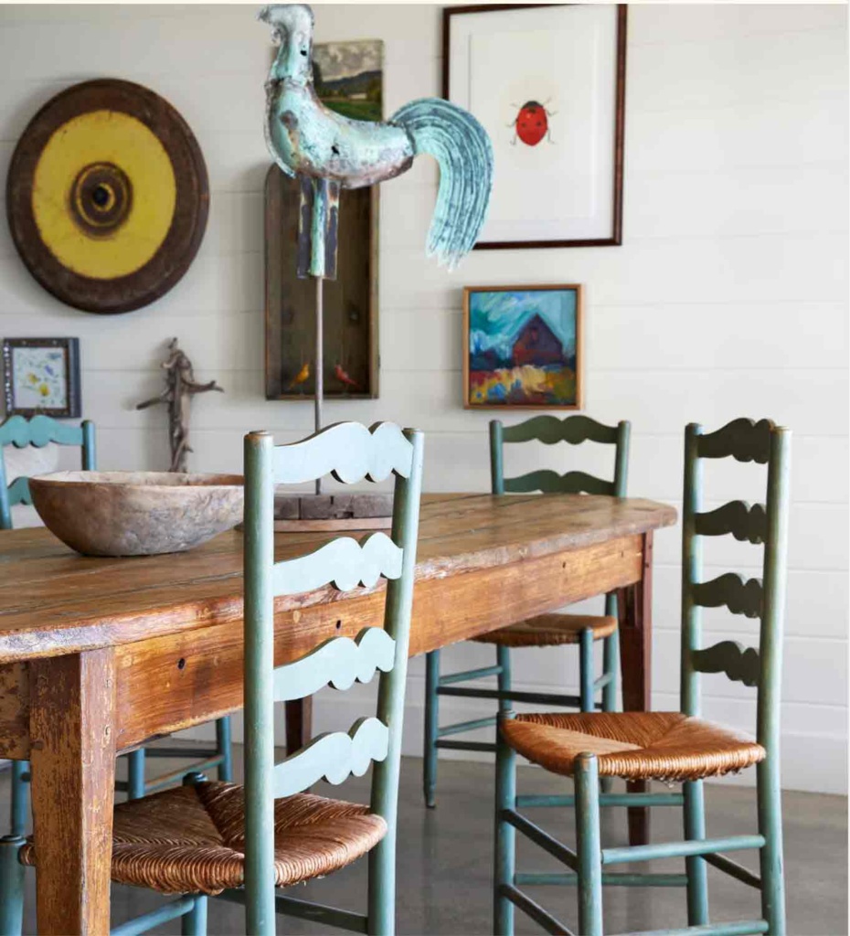 Shannon Bowers designed Lake Athens dining area