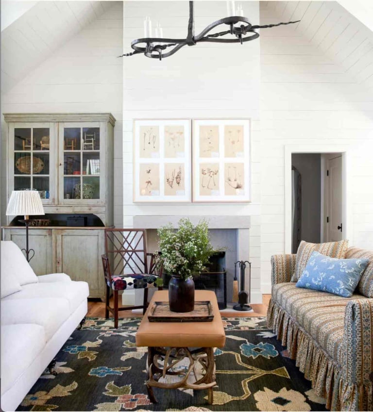 shannon bowers lake athens living room design