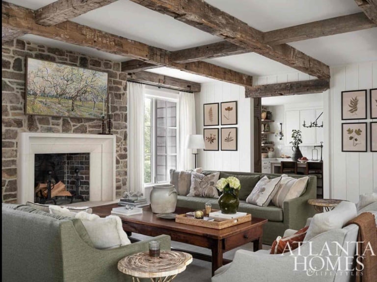 Beth Meyer designed Highlands Home Living Space