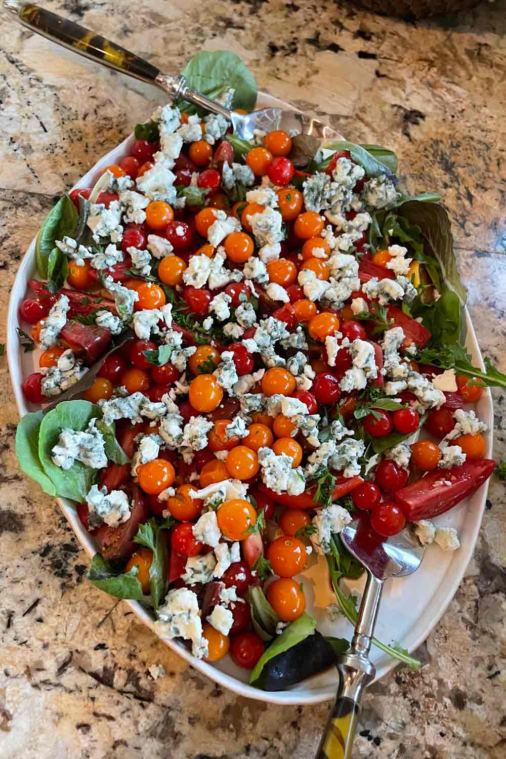 Ina Garten's Blue Cheese Heirloom Tomato Salad