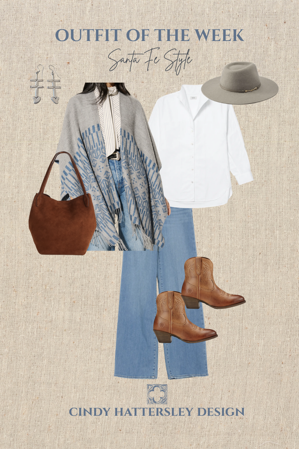 OUtfit of the Week Santa Fe Style - Cindy Hattersley