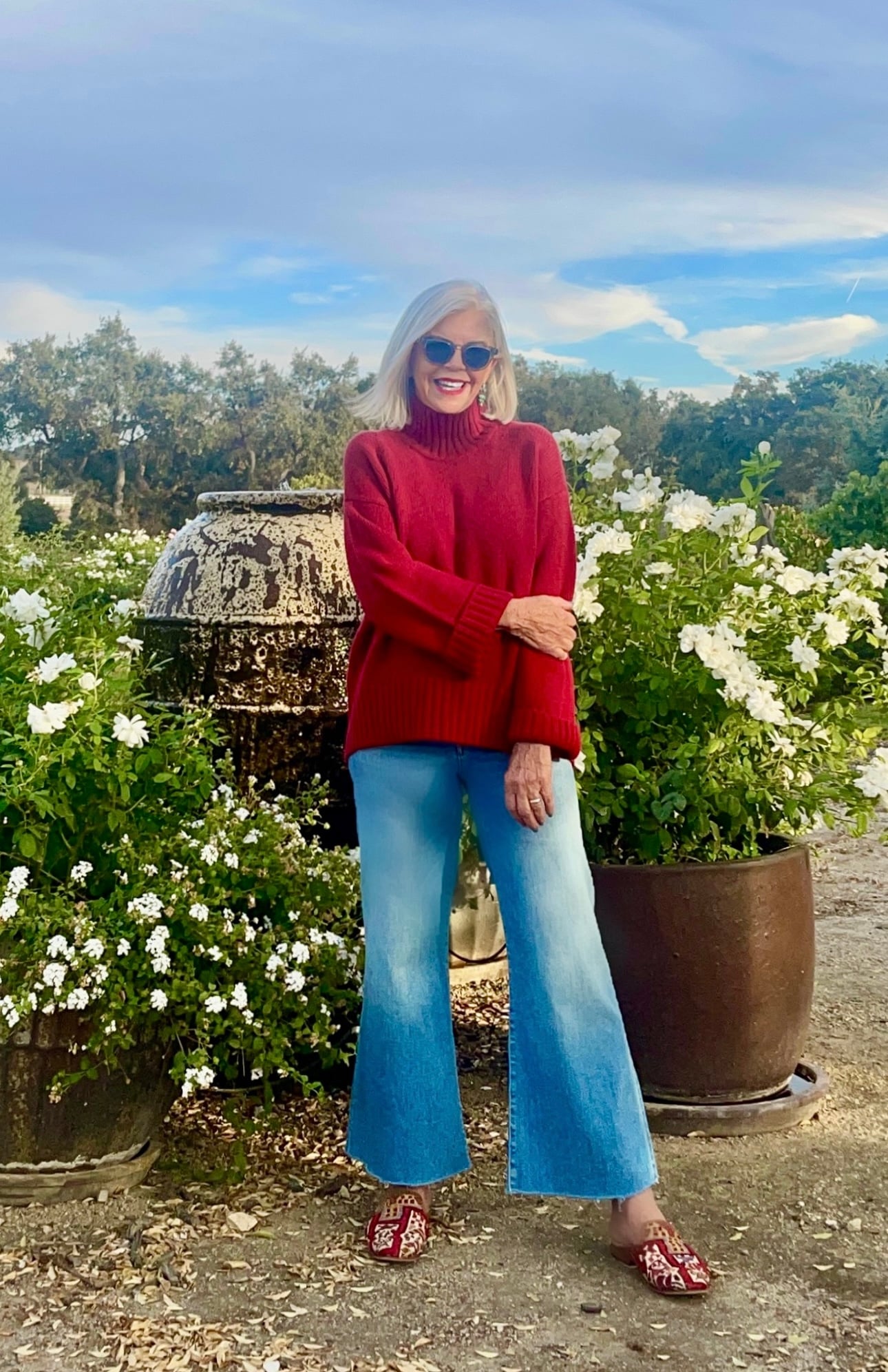Cos Sweater & Frank and Eileen jeans