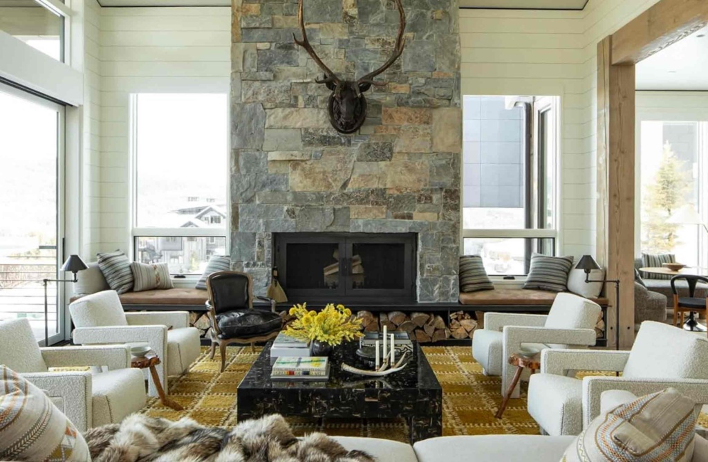 Tom Scheerer designed living room