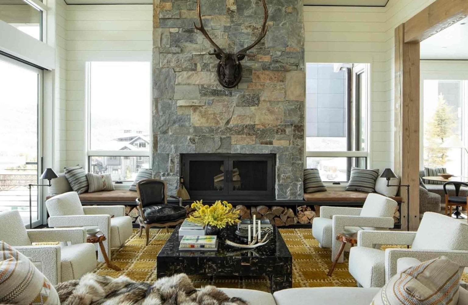 Tom Scheerer designed living room