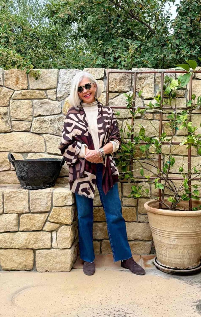 Met Scarf BR Sweater & Fram Jeans