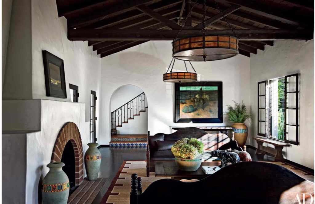 Diane Keaton's Beverly Hills living room