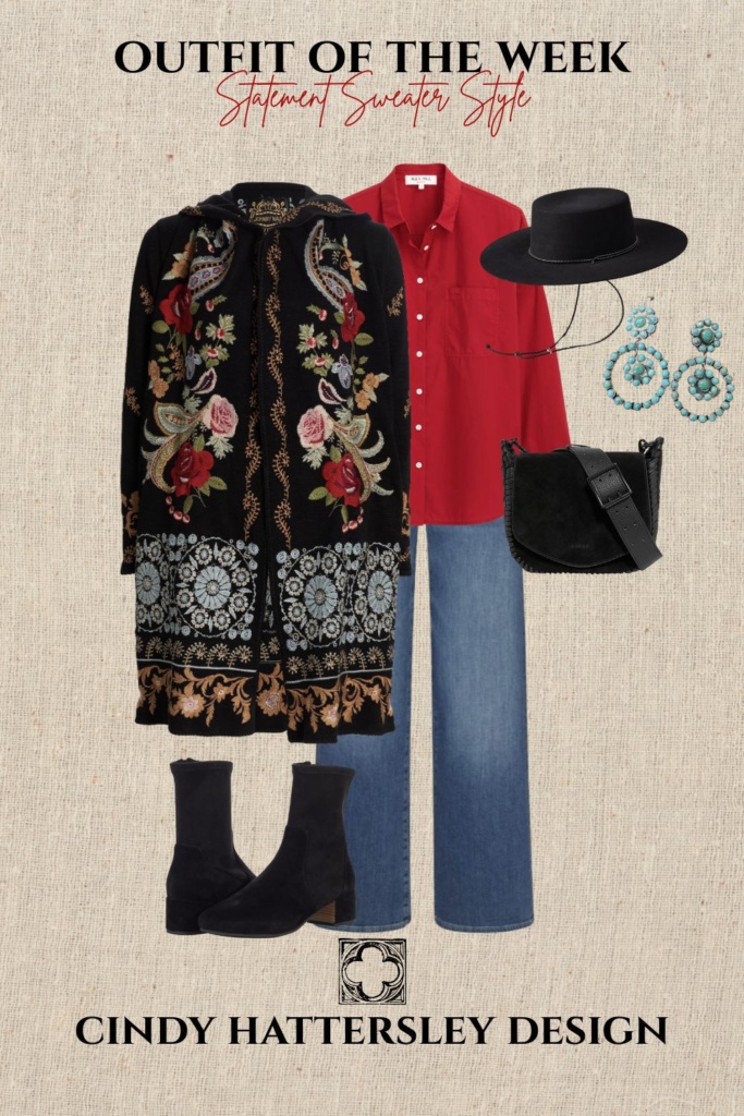 Johnny Was Fall Sweater Outfit