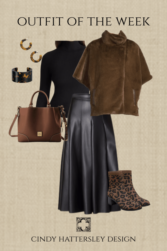 Outfit of the Week Brown & Black