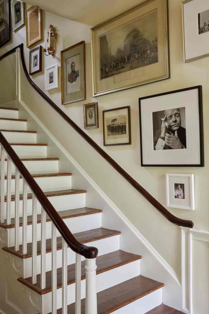 Stairway Josh Young's Virginia Farmhouse