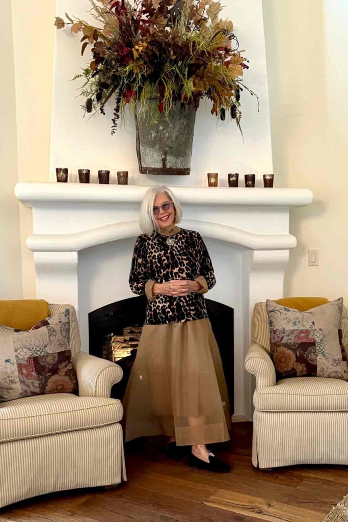 BR Organza Dress worn as skirt