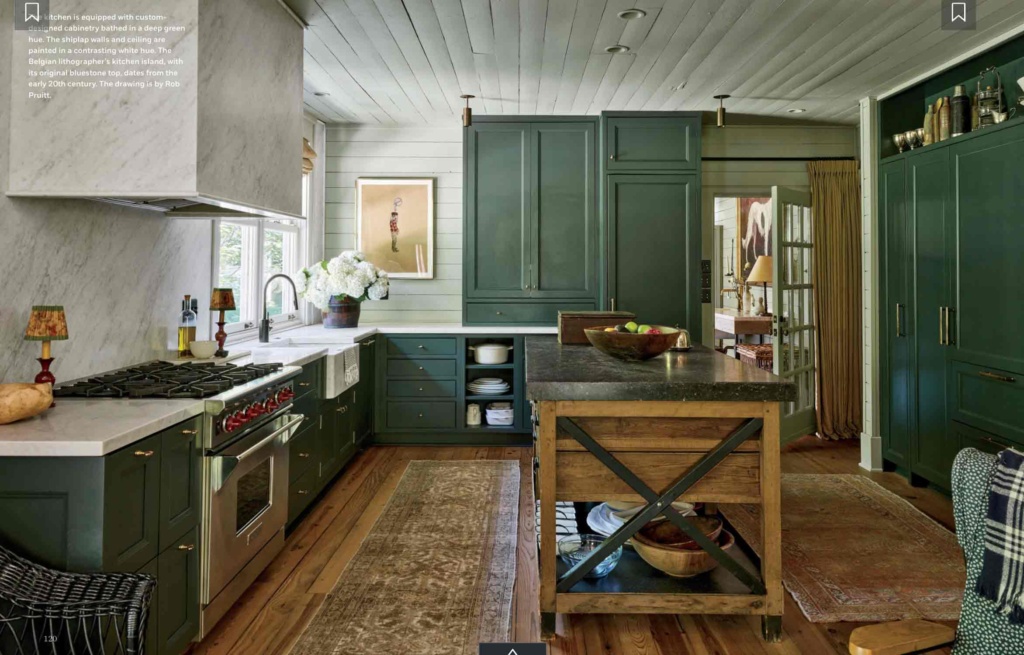 kitchen of Wisconsin home of designer Tommy Clements