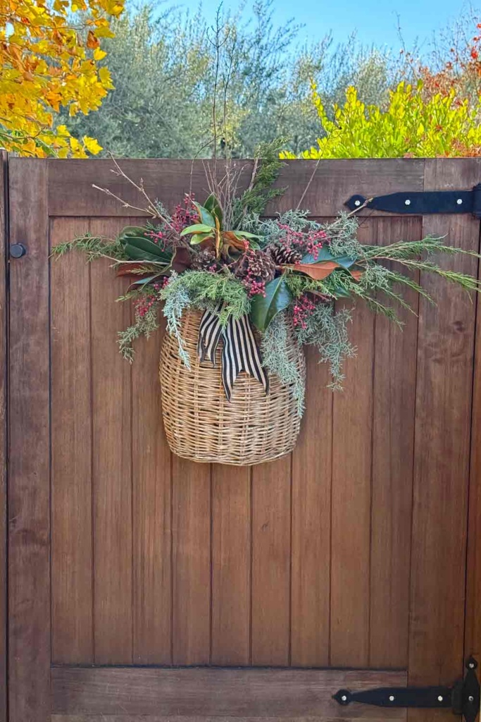 Back Gate Christmas Decor