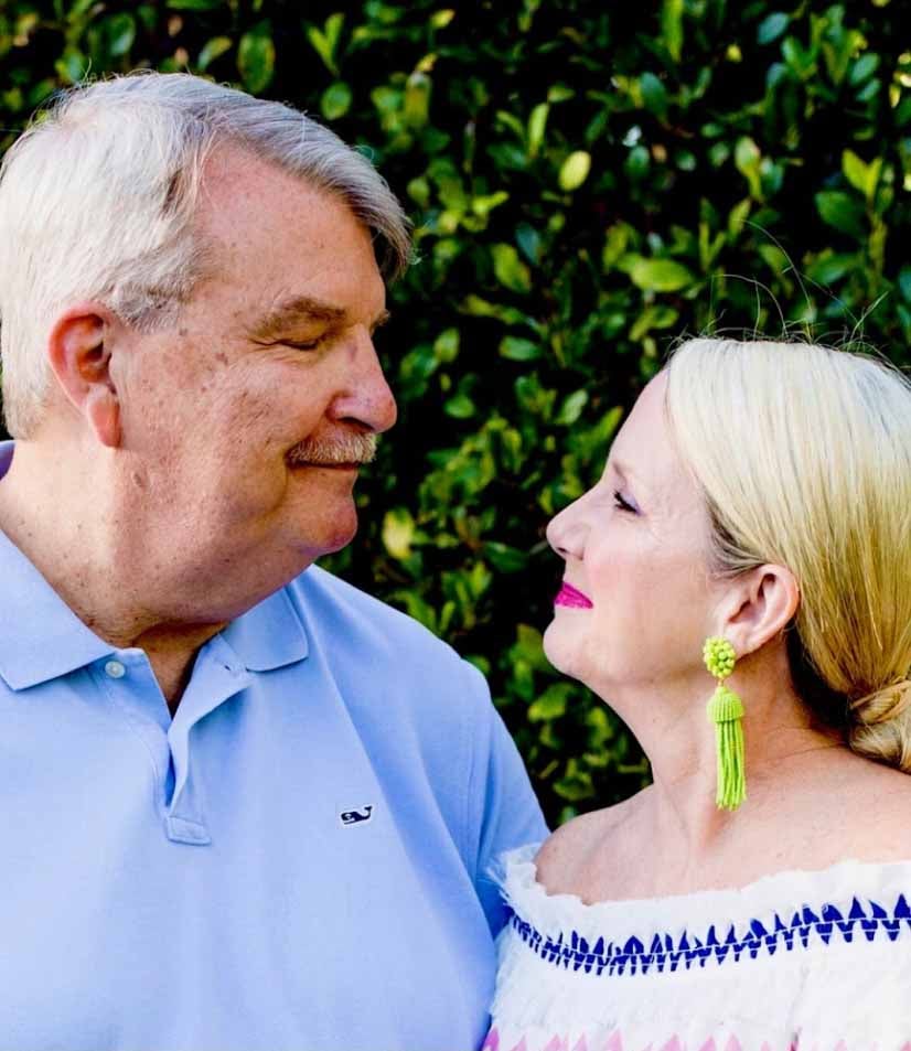 Kim Frick and her husband