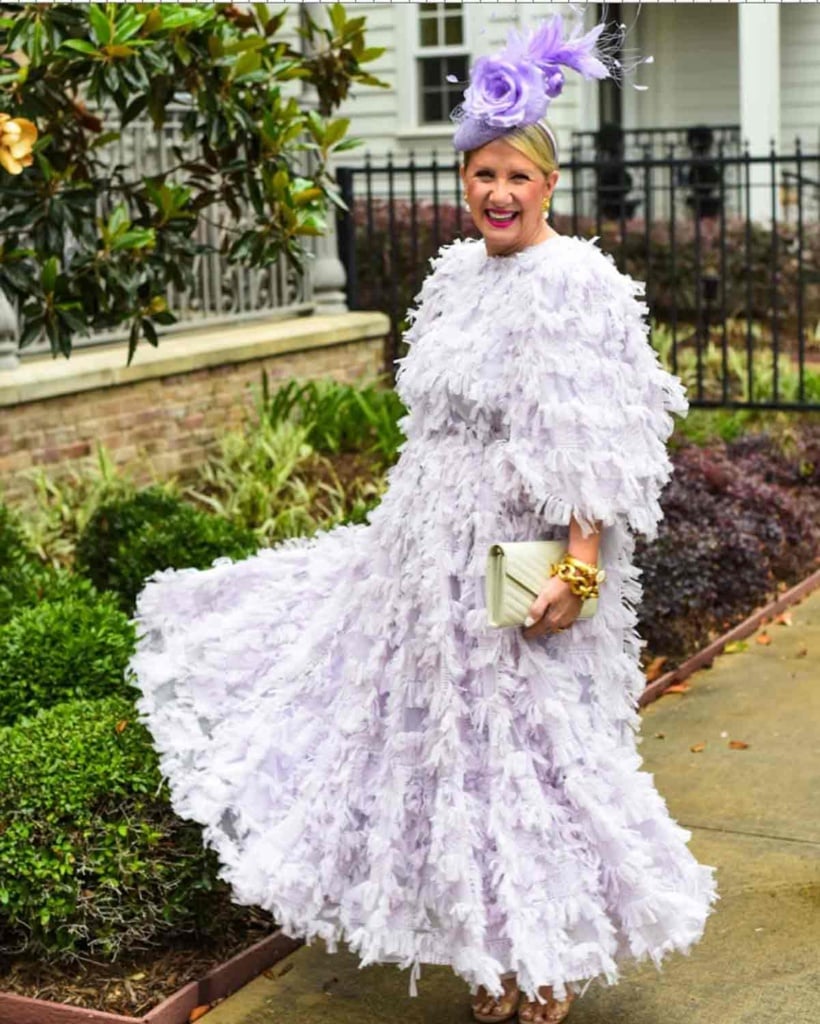 Kim Frick dressed for the Kentucky Derby