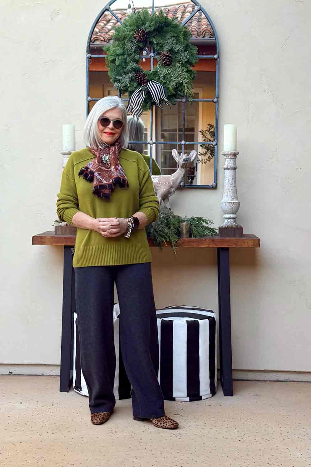 Theory Pants & ALC Sweater
