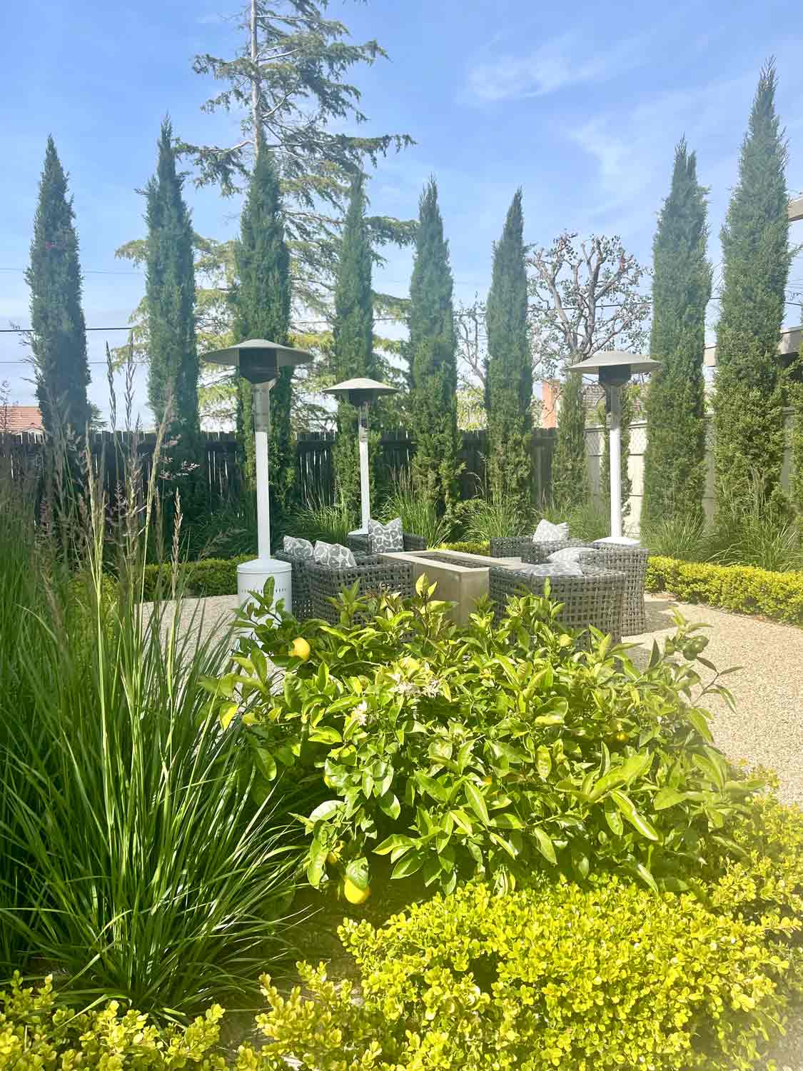 Outdoor Seating Area with Firepit