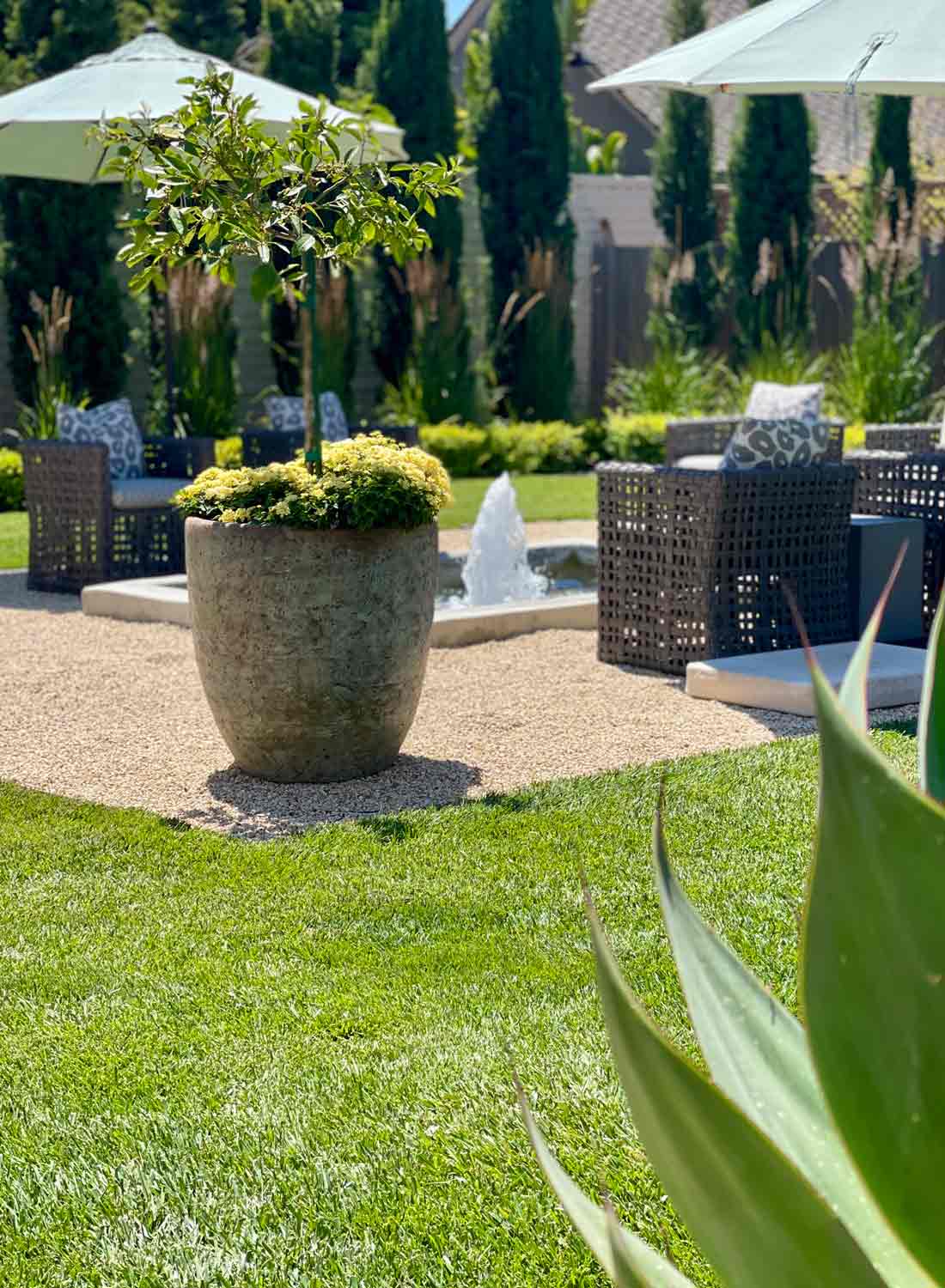 Outdoor Fountain Area