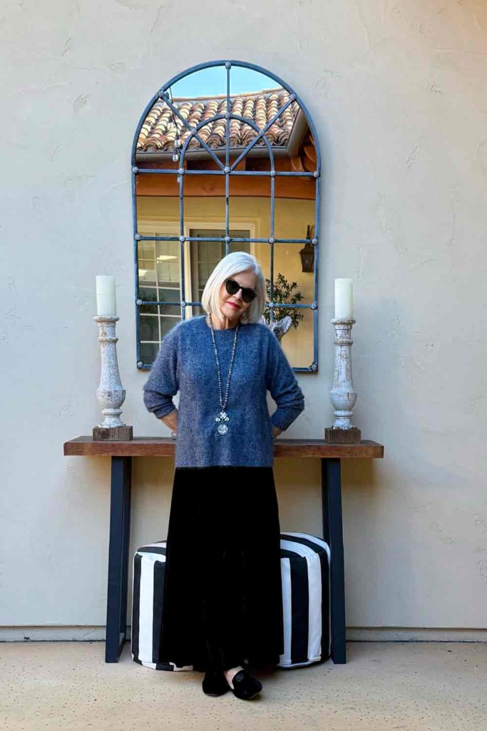 J crew fuzzy grey cahmere sweater