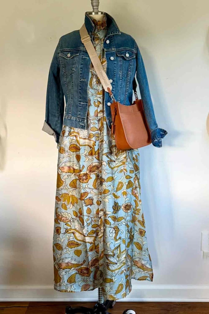 Chan Luu Dress with Jean Jacket