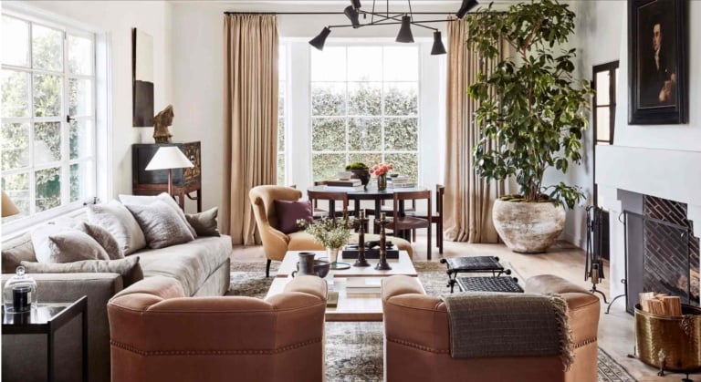 Jake Arnold designed living room