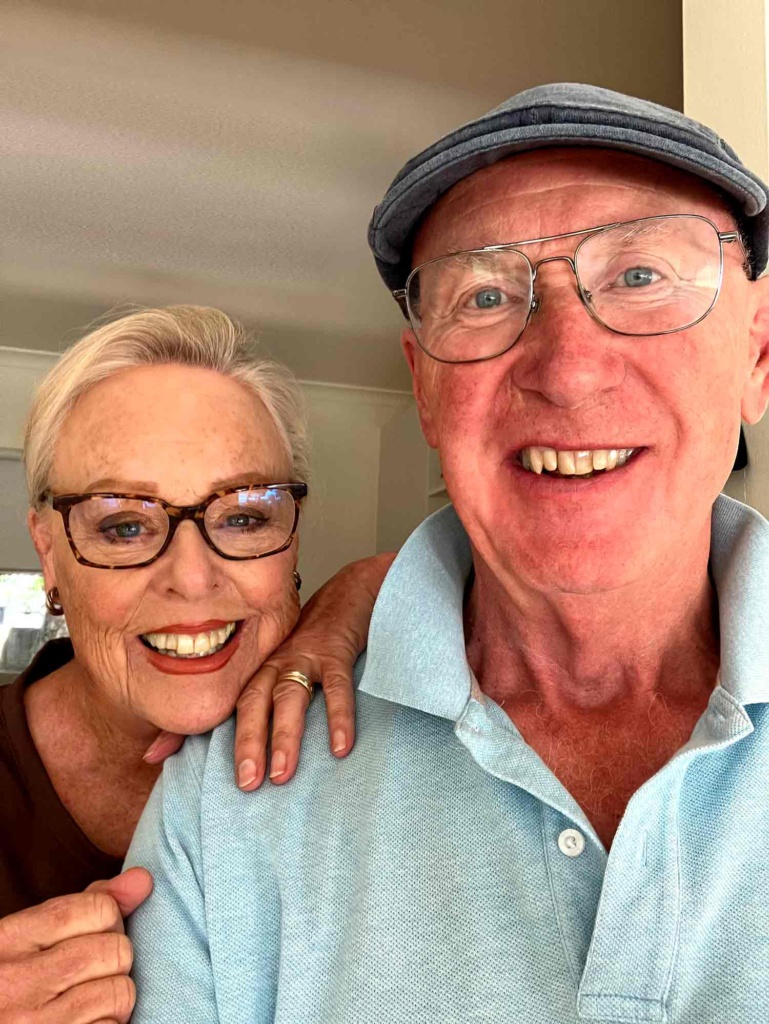 Author Prue Batten with her husband-Cindy Hattersley My Readers are More Interesting than me