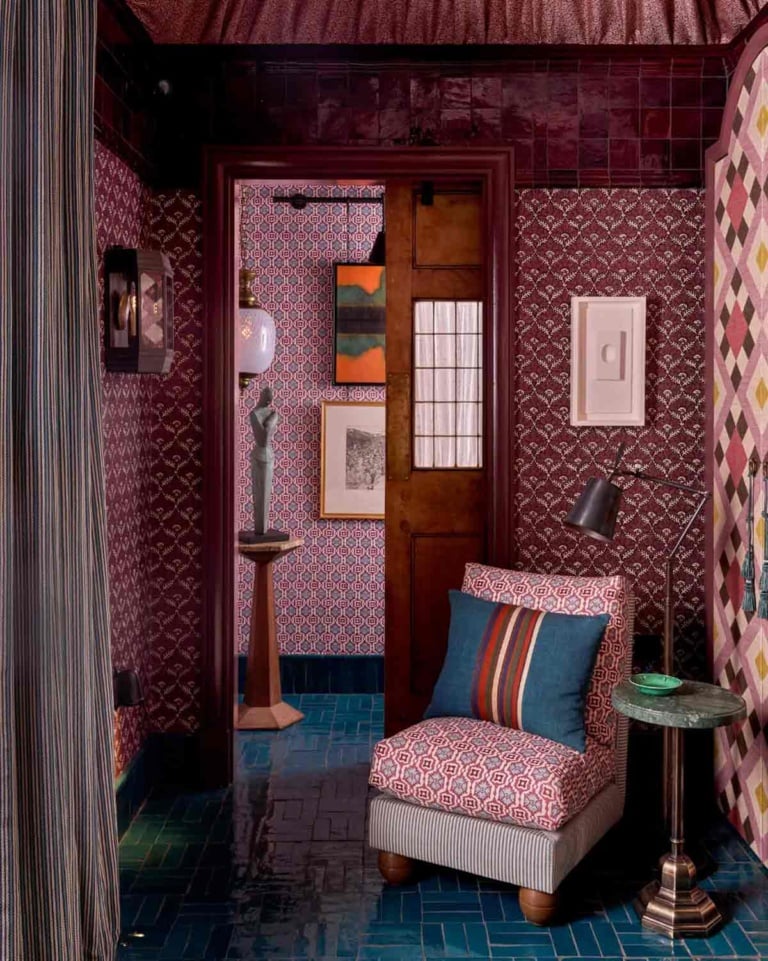 Nola Hardings powder room in House and Garden