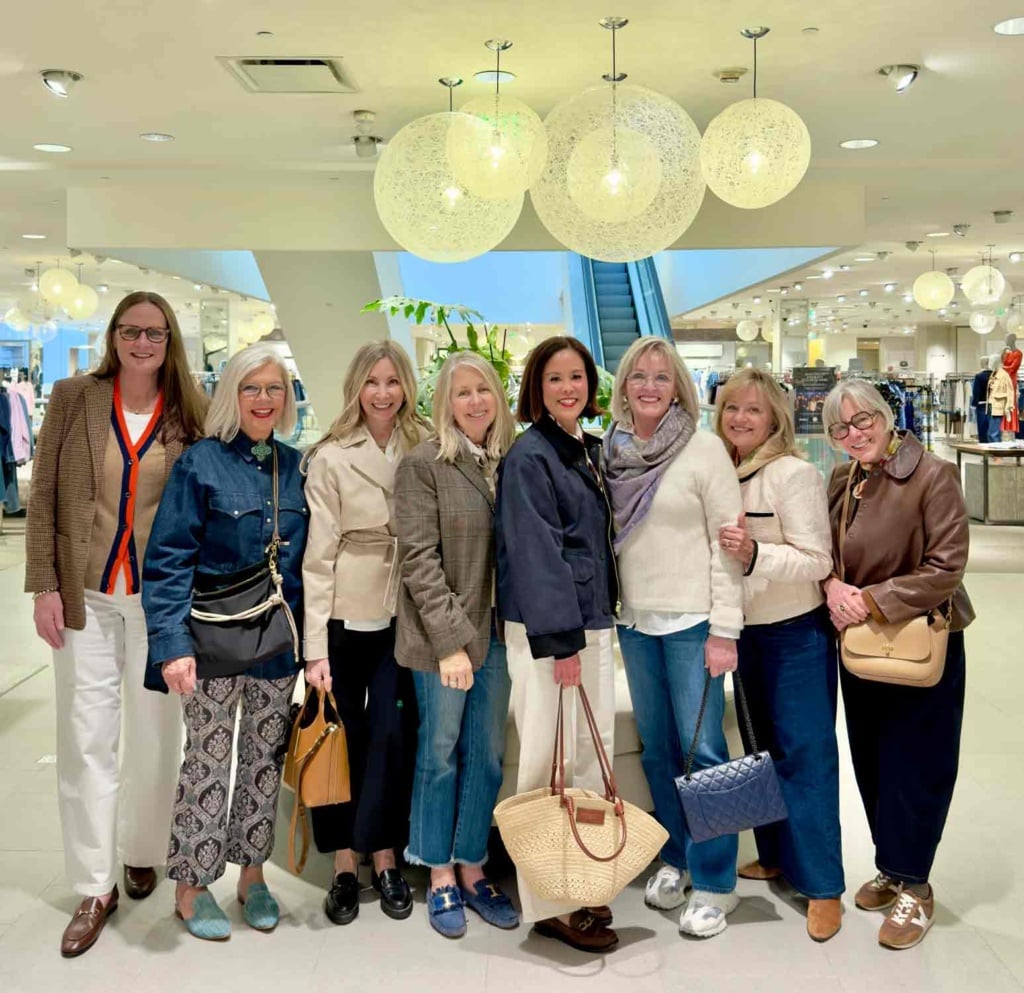 the conference gang at Nieman Marcus