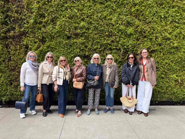 the conference gang outside the Apple Store