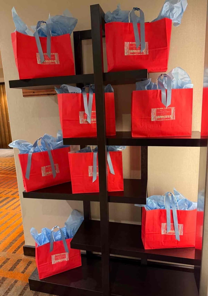 creators conference goodie bags