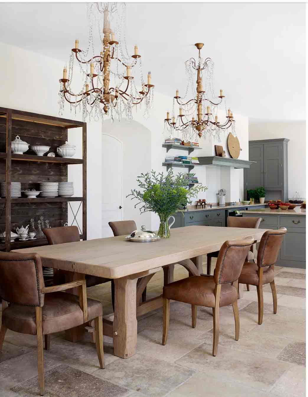 Dining Room Stone House in Luberon