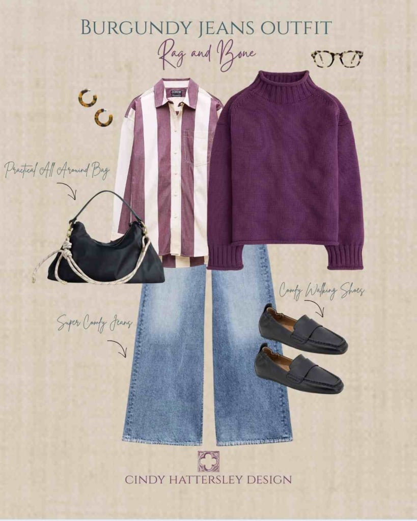 Outfit of the Week Burgundy