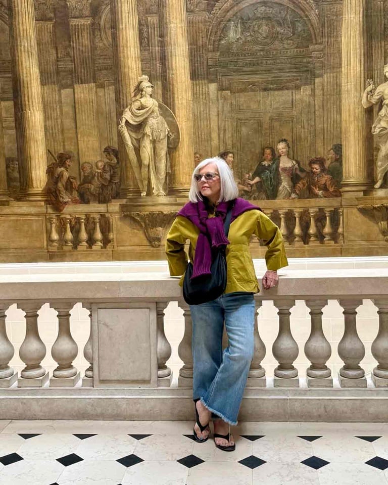 Cindy Hattersley at the Musee de Carnavalet Paris