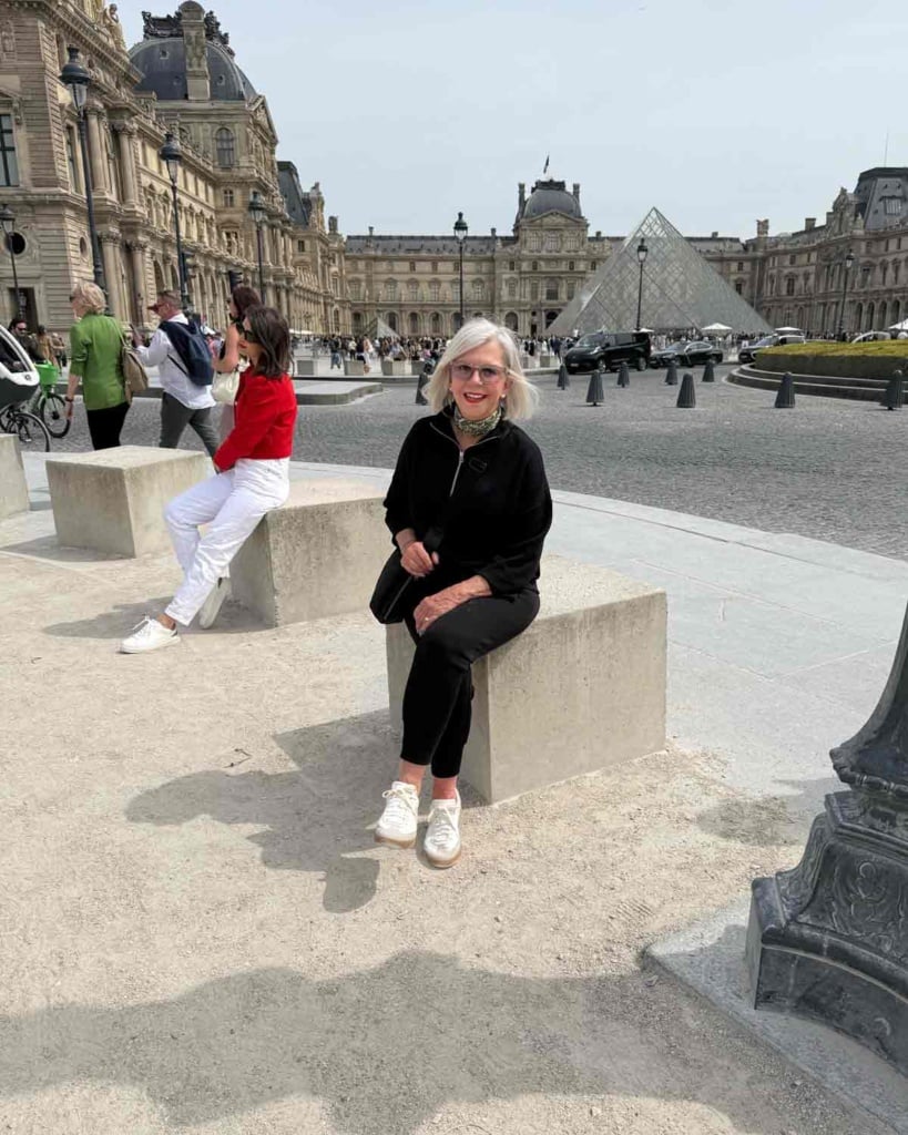 Varley Travel Outfit Cindy Hattersley The Louvre