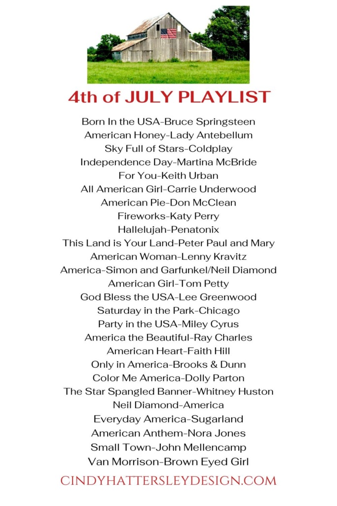 4TH OF JULY PLAYLIST