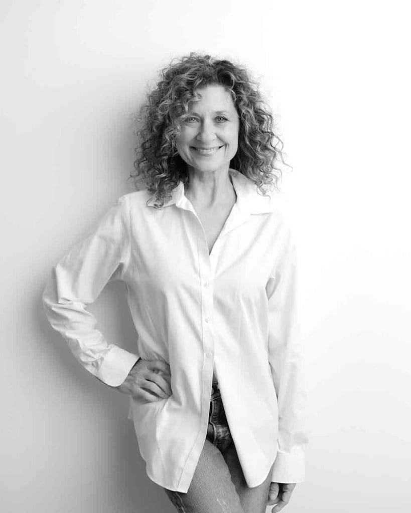 Christine Harris Photographer in White Shirt