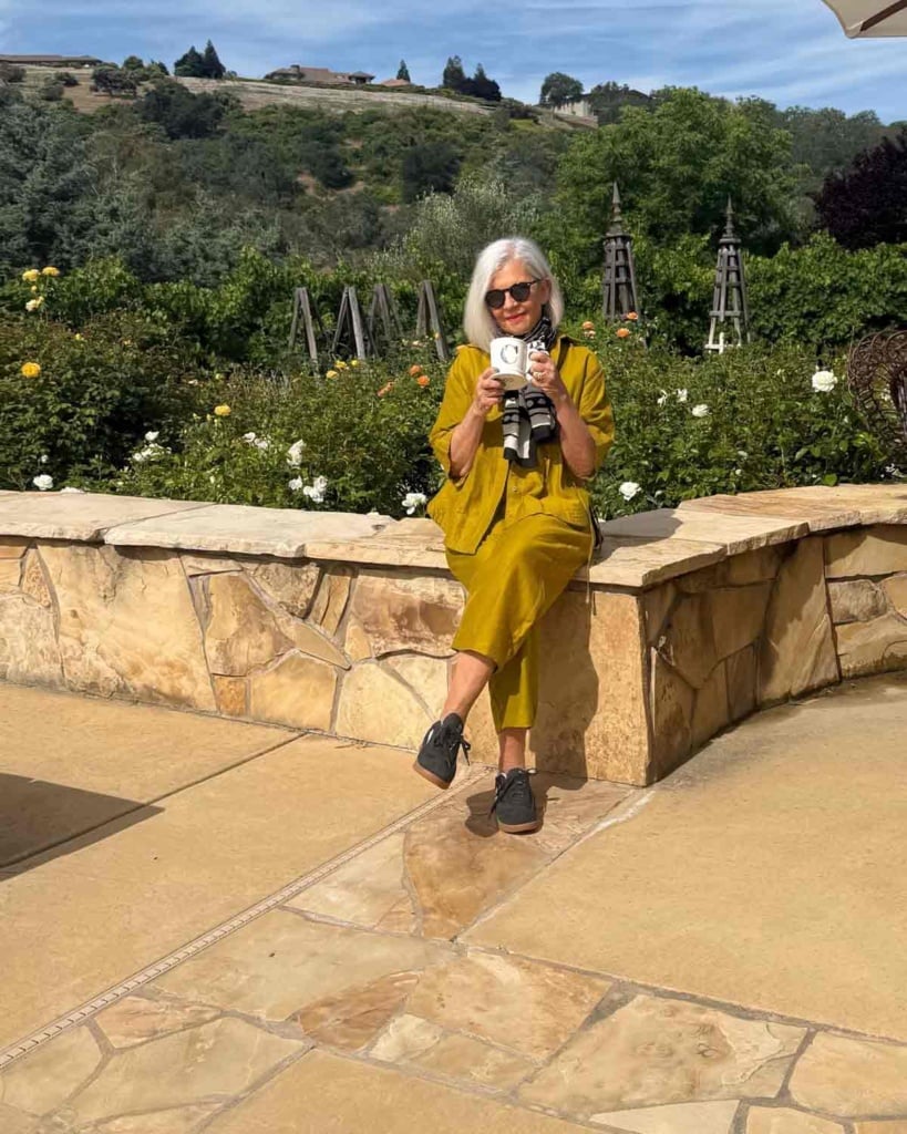 Travel Day outfit zara olive set
