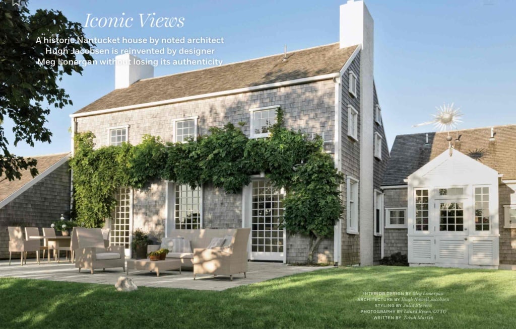Historic Hugh Jacobson Nantucket home designed by Meg Lonergan